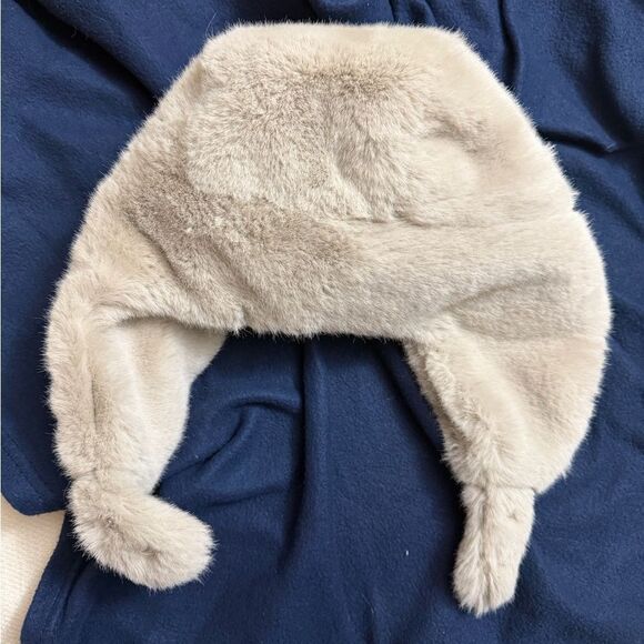 Stand Studio Off-White Faux Fur Coat - Picture 6 of 8